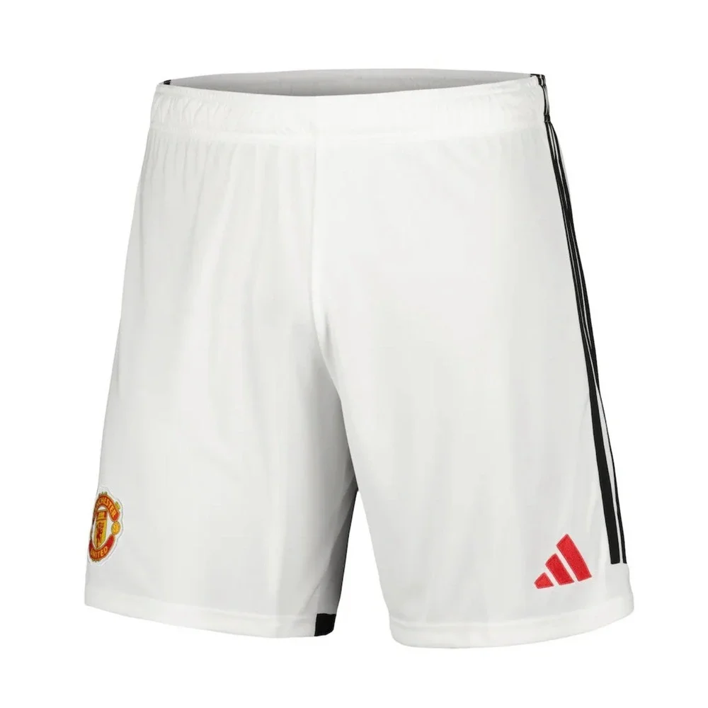 Adidas Manchester United Men's Home AEROREADY Soccer Shorts White Sz 2XL New